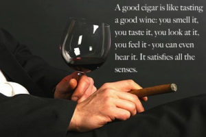 wine and cigars