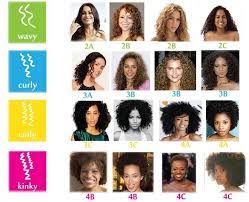 natural hair care tools, hair type chart
