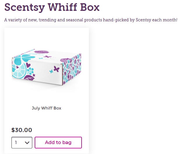scentsy whiff box
