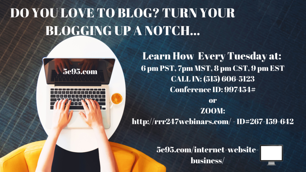 Join us weekly on training calls to learn how to create a blog page