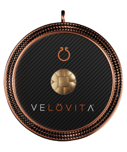 Rose gold is always classy. Add this beautiful EMF protection pendant to your jewelry collection