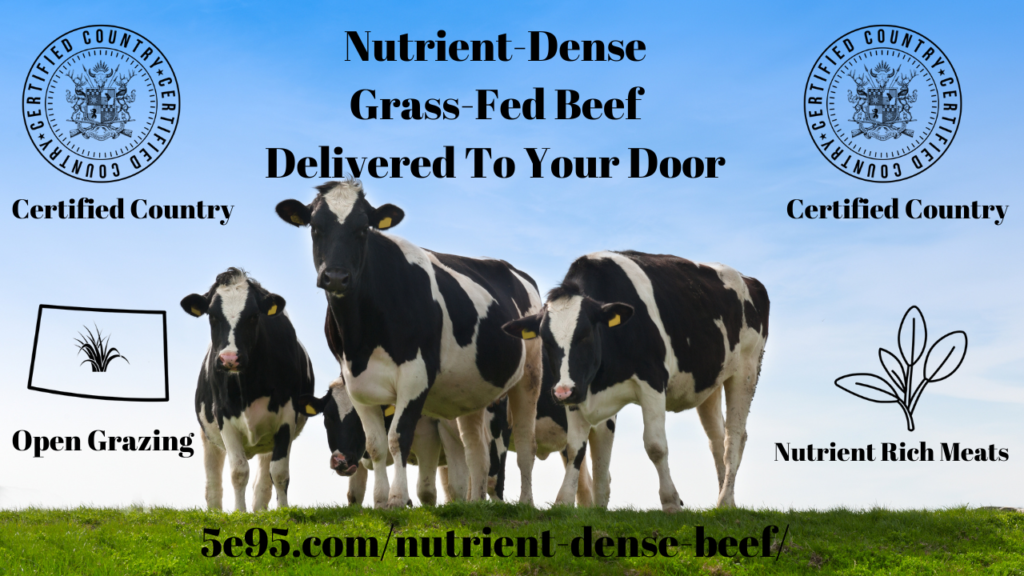 From the farm to your table, this nutrient dense beef is delivered right to your door